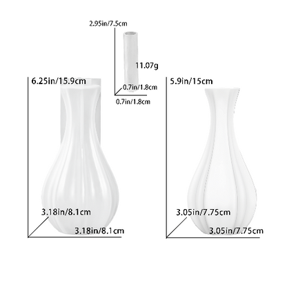 Narrow-Neck Vase Resin Mold