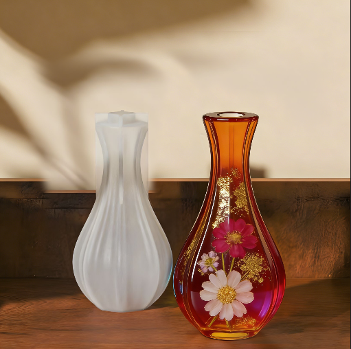 Narrow-Neck Vase Resin Mold