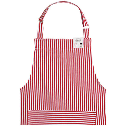 Narrow Red  Stripe Chef Apron