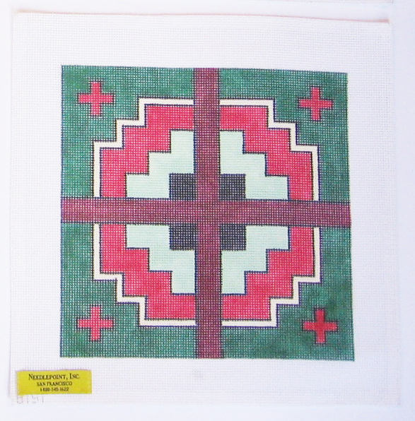 Needlepoint Native American Textile Canvas