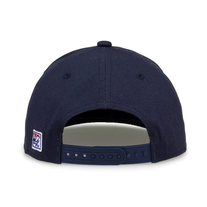 Navy Midshipmen Retro Circle Snapback - Navy, alternate view 3
