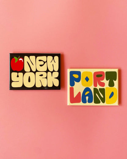 New York Apple Magnet