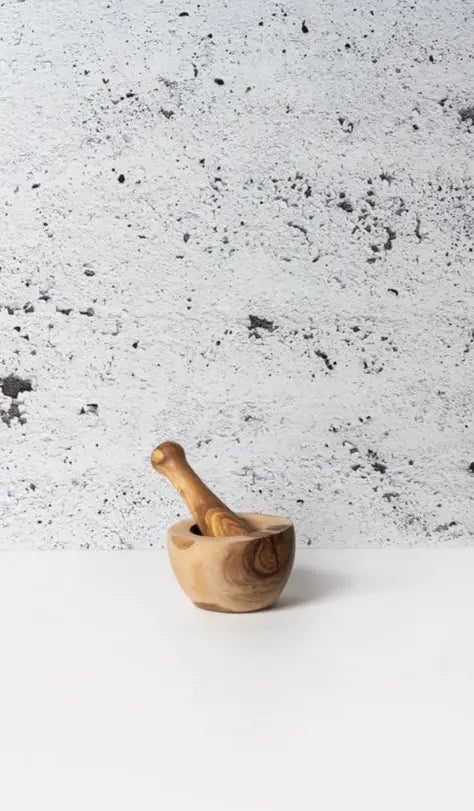 Olivewood Mortar & Pestel Acorn Home + Apparel