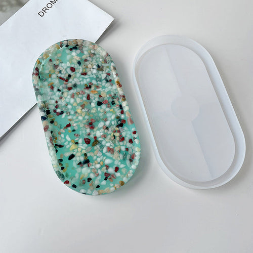 Oval Tray Silicone Resin Mold