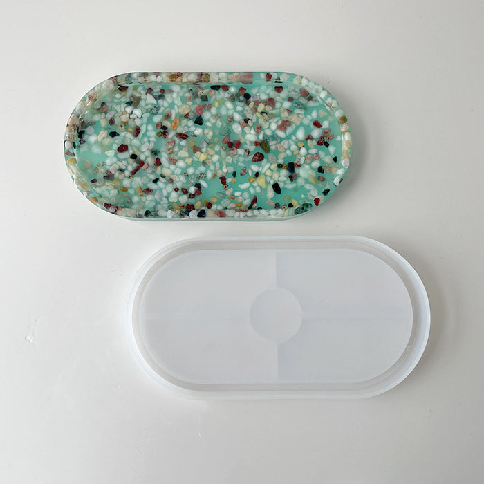 Oval Tray Silicone Resin Mold