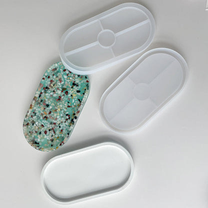 Oval Tray Silicone Resin Mold