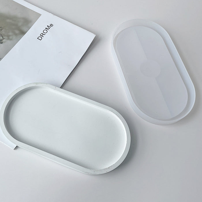 Oval Tray Silicone Resin Mold