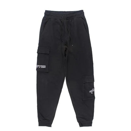 Pantalon Santa Cruz Jogging Cargo Rustico Niño Negro - Indy