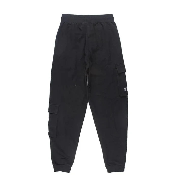Pantalon Santa Cruz Jogging Cargo Rustico Niño Negro - Indy