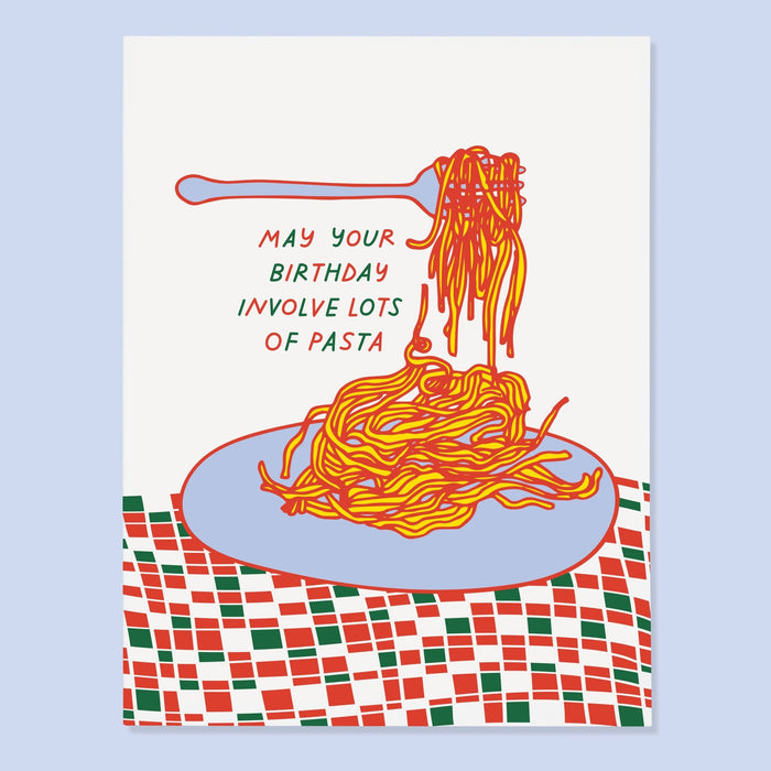 Pasta Birthday Greeting Card
