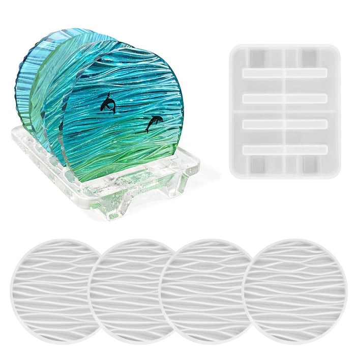 Pattern Coaster Resin Molds