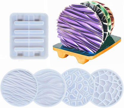 Pattern Coaster Resin Molds