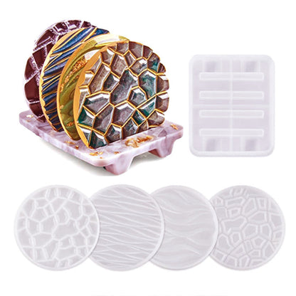 Pattern Coaster Resin Molds