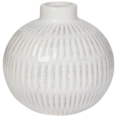 Pearl Ceramic Bud Vase