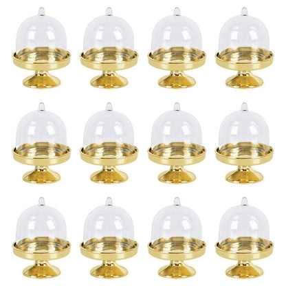 Plastic Mini Cake Stands for Candy Box-Wedding Choc Boxes-Party- Favors