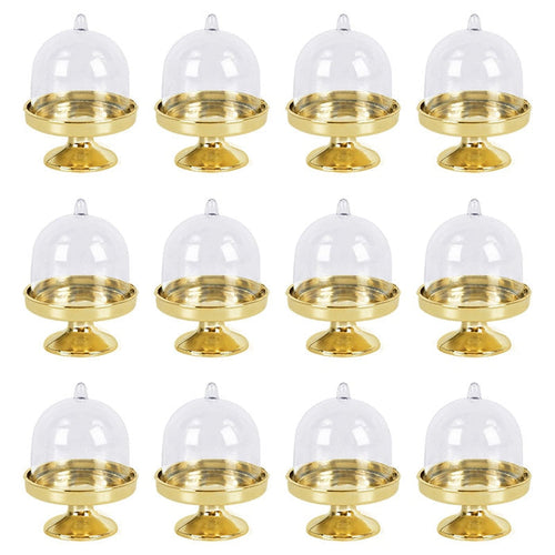 Plastic Mini Cake Stands for Candy Box-Wedding Choc Boxes-Party- Favors