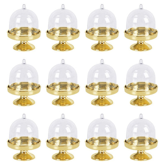 Plastic Mini Cake Stands for Candy Box-Wedding Choc Boxes-Party- Favors