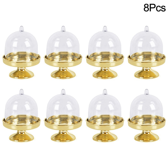 Plastic Mini Cake Stands for Candy Box-Wedding Choc Boxes-Party- Favors