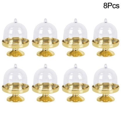 Plastic Mini Cake Stands for Candy Box-Wedding Choc Boxes-Party- Favors