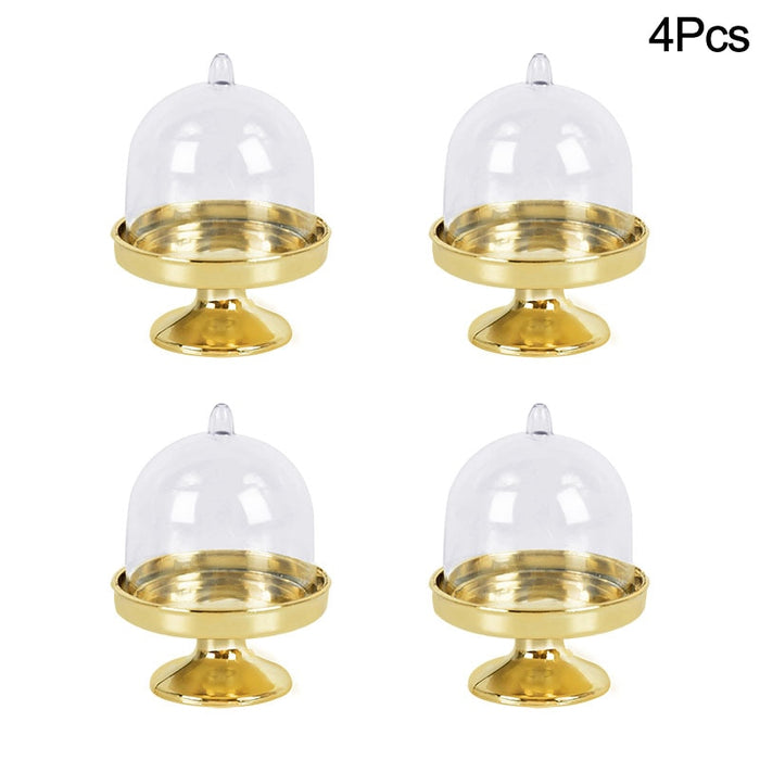 Plastic Mini Cake Stands for Candy Box-Wedding Choc Boxes-Party- Favors