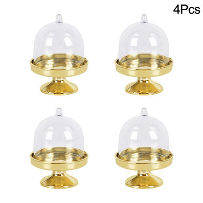 Plastic Mini Cake Stands for Candy Box-Wedding Choc Boxes-Party- Favors