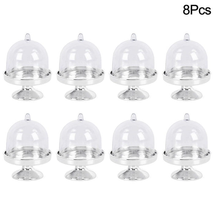Plastic Mini Cake Stands for Candy Box-Wedding Choc Boxes-Party- Favors