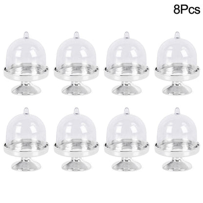 Plastic Mini Cake Stands for Candy Box-Wedding Choc Boxes-Party- Favors