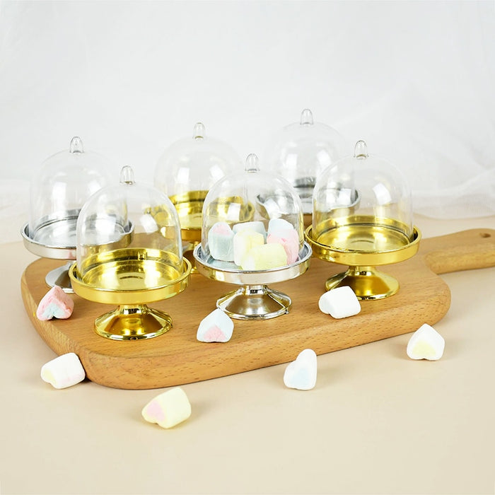 Plastic Mini Cake Stands for Candy Box-Wedding Choc Boxes-Party- Favors
