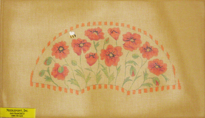 Needlepoint Poppies Canvas