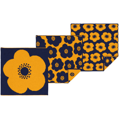 Poppy Knit Dishcloth Set of 3