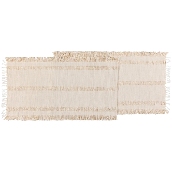 Ravel Table Runner - Ivory
