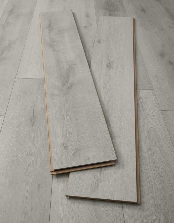 Ravello Lunar 12mm Laminate Flooring - Lunar Grey Oak