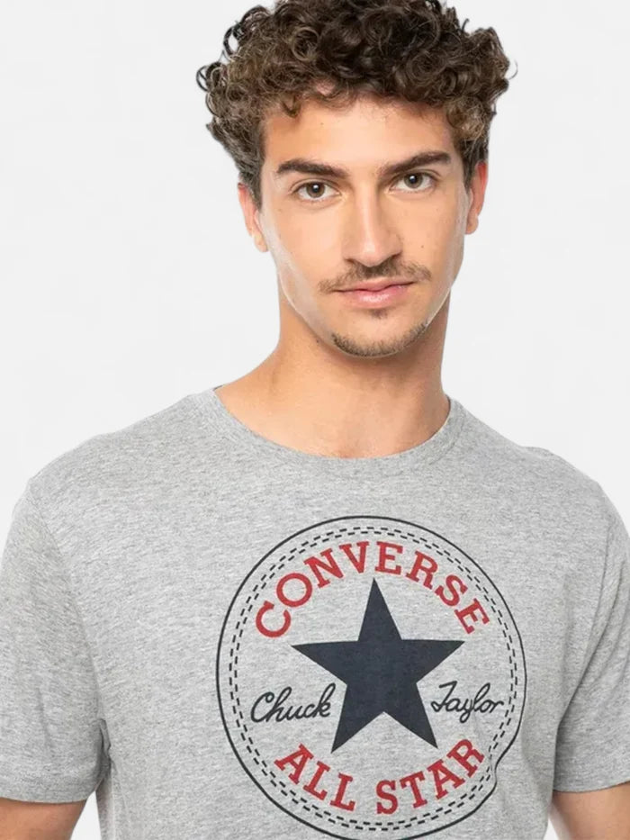 Remera Converse Patch Tee Gris