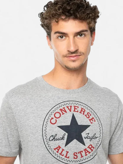 Remera Converse Patch Tee Gris