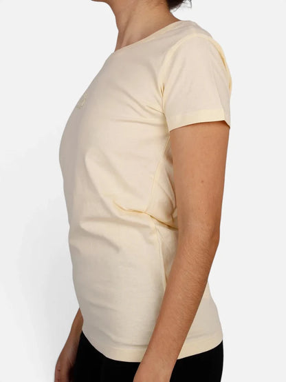 Remera Mujer Kappa Authentic Liys Beige Naturale