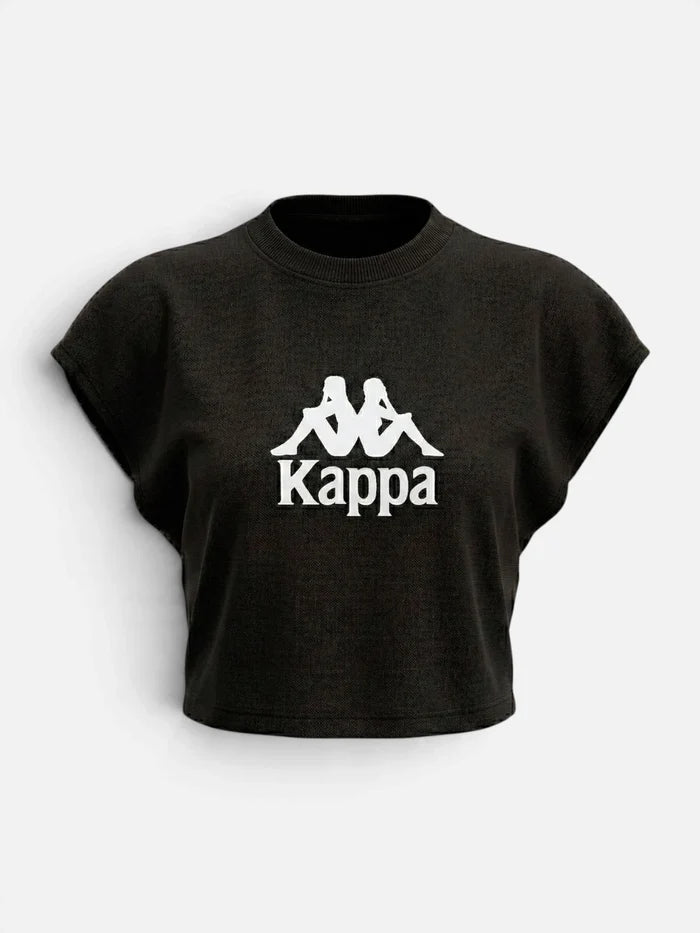 Remera Mujer Kappa Authentic Vetra Tee Negro