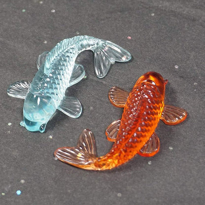 Resin Golden Fish Mold, Soft Silicone for Resin Casting