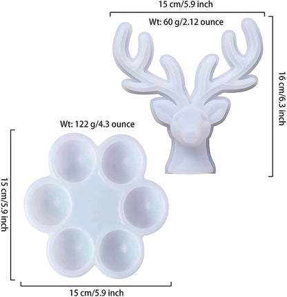 Resin Mold Storage Boxes with Deer Handicraft Resin Mold - IntoResin