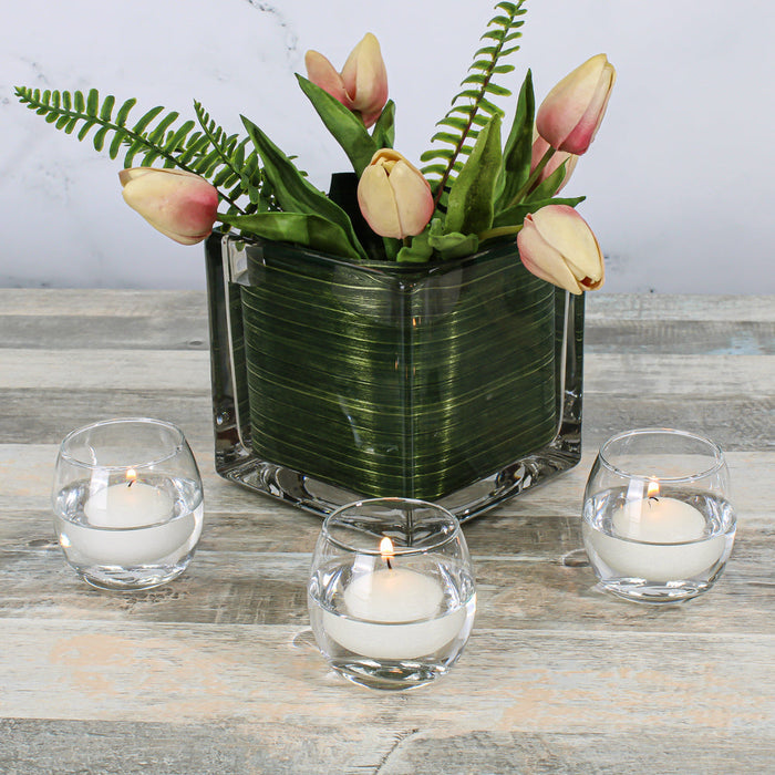 Richland Floating Candles 1.5" White Set of 40