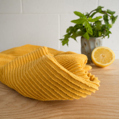 Ripple Honey Dishtowel