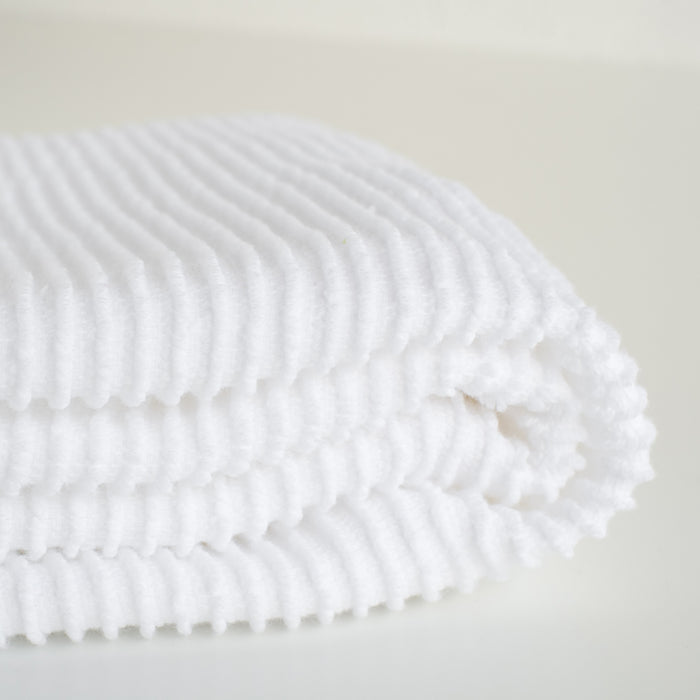 Ripple White Dishtowel