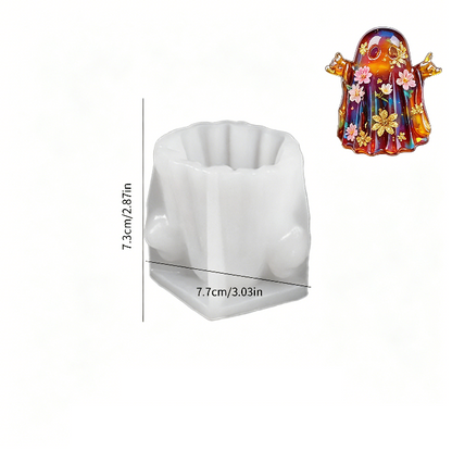 Rock Hand Ghost Figurine Resin Mold