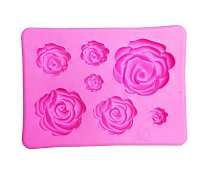Roses Silicone Mold Rose Flower Silicone Mold - IntoResin