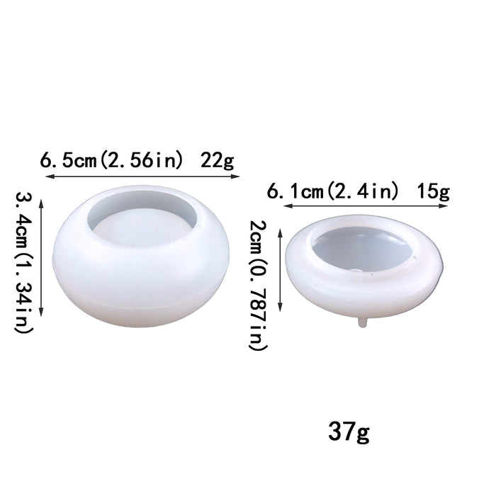 Round Small Jar Resin Mold