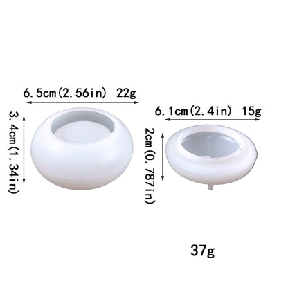 Round Small Jar Resin Mold