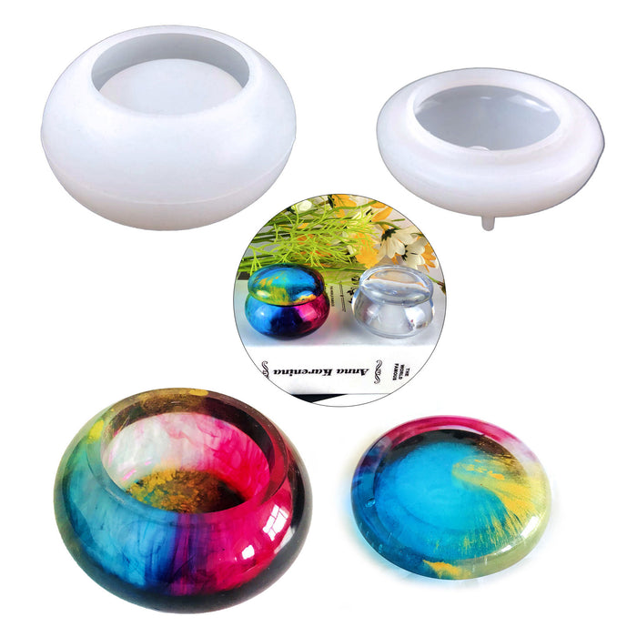 Round Small Jar Resin Mold