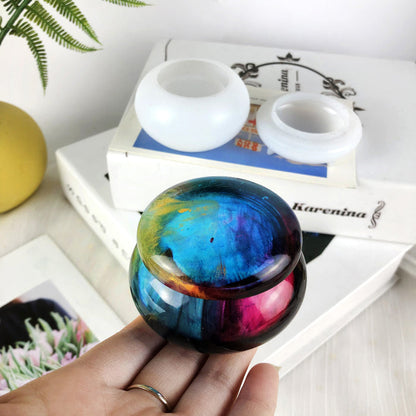 Round Small Jar Resin Mold