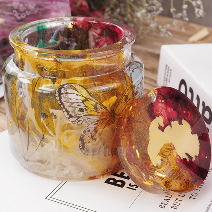 Round Storage Jar Resin Mold