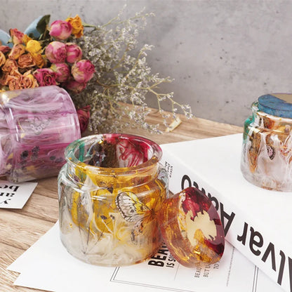 Round Storage Jar Resin Mold