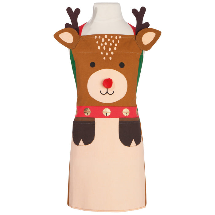 Rudolph Kid's Christmas Apron & Hat Set